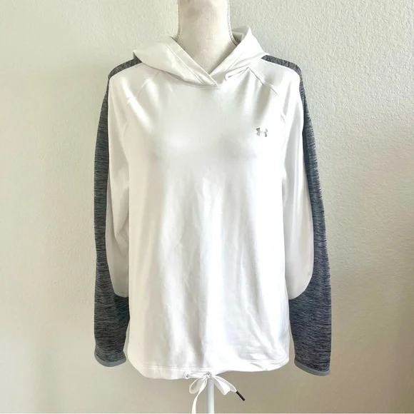 LG Women's White and Gray Hoodie - Picture 1 of 3